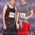 Me and Josh at the end of the race