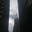 Sears tower was cloudy that day